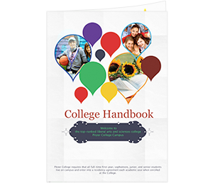 college handbook brochure