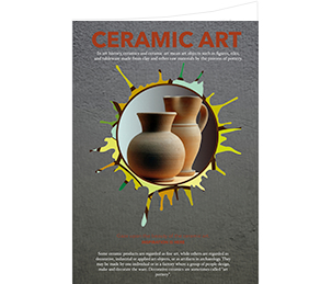 ceramic art brochure