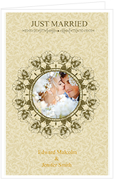 unique wedding invitation card template