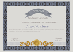 certificate of diploma