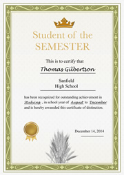 high school graduation certificate template