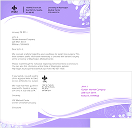 violet letter and envelope