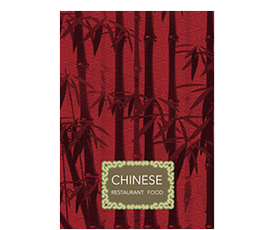 Chinese food menu template