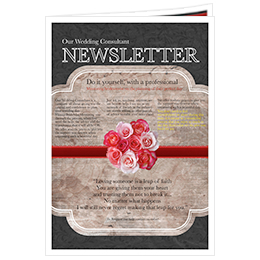 free wedding newsletter templates