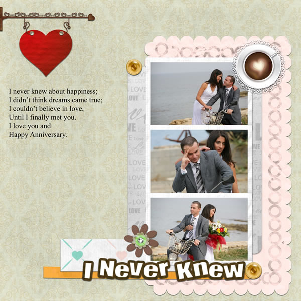 Anniversary Scrapbook Templates & Samples - Scrapbook Crafter for Mac