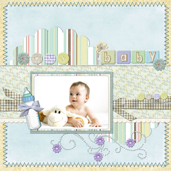 Baby Scrapbook Templates Baby Scrapbook Samples Scrapbook Crafter 