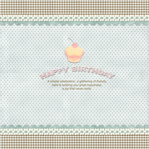 simple birthday scrapbook template