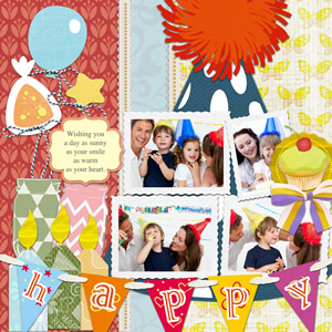 amazing birthday scrapbook idea