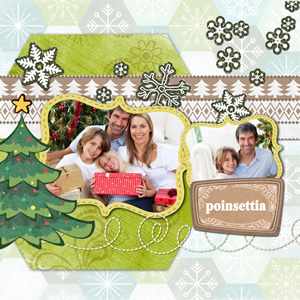 impressive christmas scrapbook template