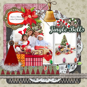 beautiful christmas scrapbook