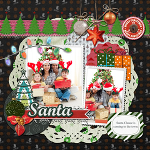 impressive christmas scrapbook idea