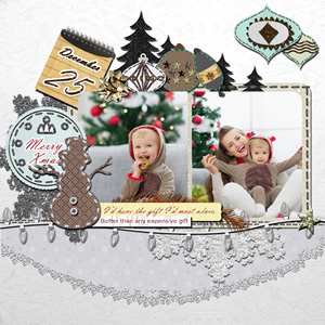 christmas scrapbook album