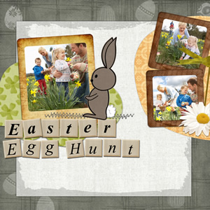 amazing easter scrapbook idea