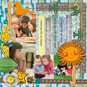 digital scrapbook for kids