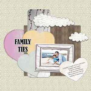 scrapbook idea for family event