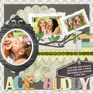 scrapbook idea for family event