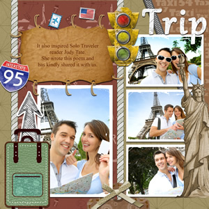 travel scrapbook