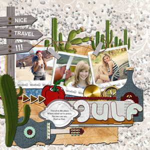 digital scrapbook for travel