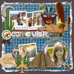 cool digital scrapbook for travel