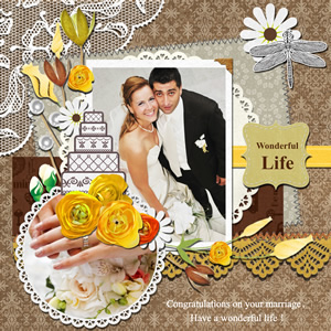 scrapbook idea for wedding