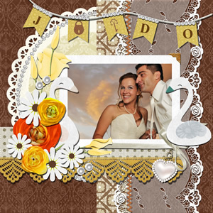 wedding scrapbook album