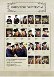 Graduation collage template